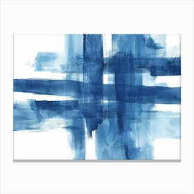 Abstract Blue Canvas Print Canvas Print