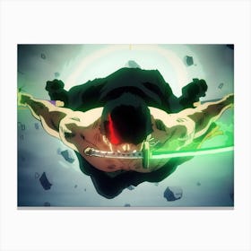 Zoro - The King of Hell Canvas Print