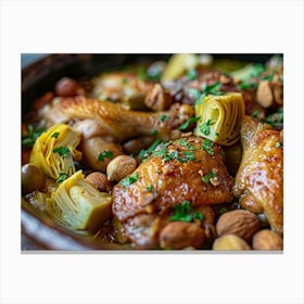 Chicken And Artichoke Stew 7 Canvas Print