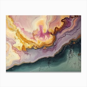 Marble Art Abstract Canvas Print