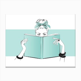 Reading Canvas Print