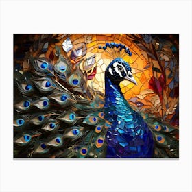 Peacock 13 Canvas Print