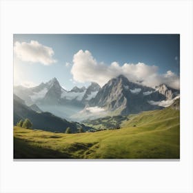 Swiss Alps 1 Canvas Print