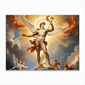 The solar god Apollo Canvas Print