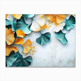 Ginkgo Leaves 17 Canvas Print