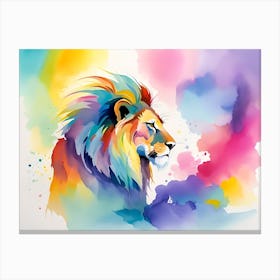 Lion Painting 43 Canvas Print