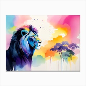 Lion Painting 25 Canvas Print