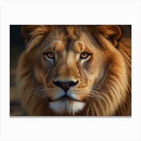 Lion Portrait 1 Canvas Print