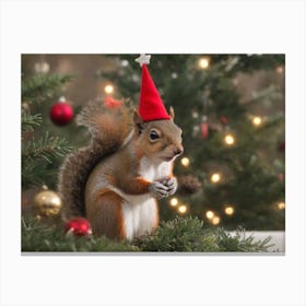 Christmas Animals 15 Canvas Print