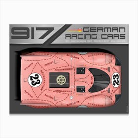 Porsche 917:20 Pink Pig No. 23 1 Canvas Print