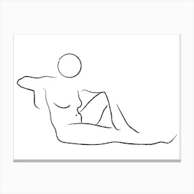 Reclining Nude 2 Canvas Print