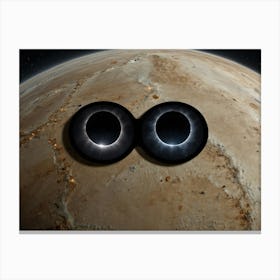Two Eyes On Mars Canvas Print