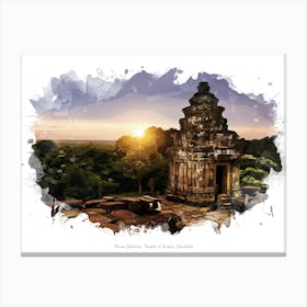 Phnom Bakheng, Temples Of Angkor, Cambodia Canvas Print