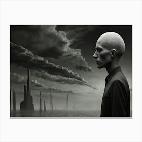 Futuristic Man Canvas Print