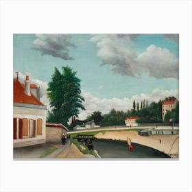 Outskirts Of Paris, Henri Rousseau Canvas Print