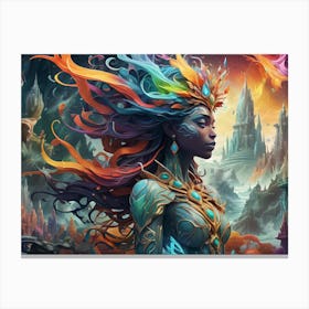 Elemental Queen Canvas Print