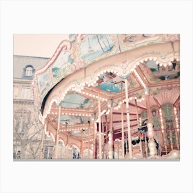 Paris Carousel Canvas Print