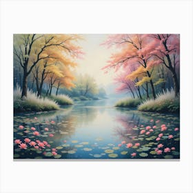 Lily Pond Canvas Print