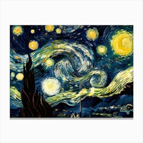 Starry Night 84 Canvas Print