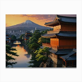 Kyoto City 3  Canvas Print