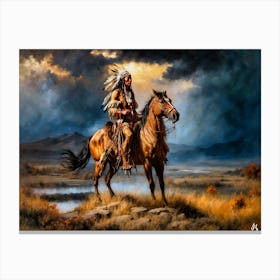 Guardian of the Plains Canvas Print