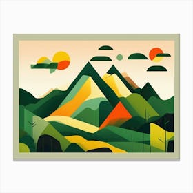 Mountain Landscape Canvas Print