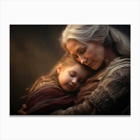 Embrace Of Generations Canvas Print