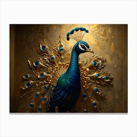 Peacock 17 Canvas Print