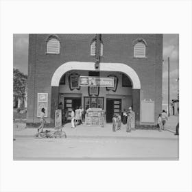 Untitled Photo, Possibly Related To Waiting For The Movie To Open, Sunday Afternoon, Pharr, Texas By Russell Lee Canvas Print