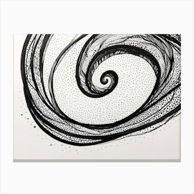 Spiral Drawing Canvas Print