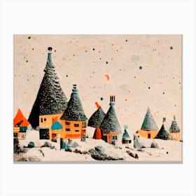 Fairy Village Canvas Print