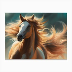 Horse In Flight Canvas Print