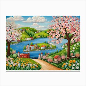 Cherry Blossoms Canvas Print