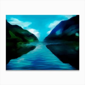 Reflections In The Water Canvas Print