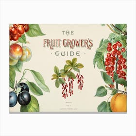 Vintage Illustration Of Fruit Grower S, John Wright Canvas Print