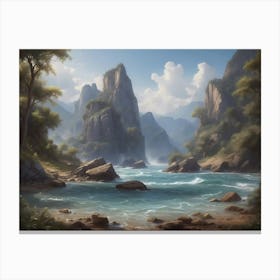 Landscape Painting 30 Canvas Print