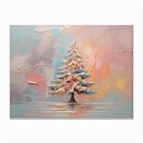 Abstract Christmas Tree 1 Canvas Print