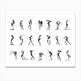 Dancing Man 2 Canvas Print