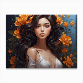 Flower Beauty Canvas Print