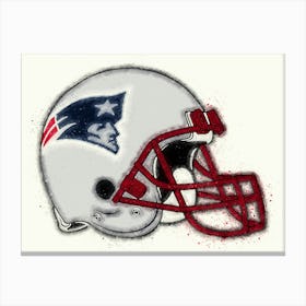 New England Patriots Hetmet Canvas Print