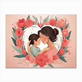 Happy Mother's Day Canvas Print