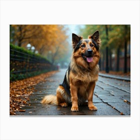 German Shepherd Dog Canvas Print