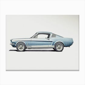 Ford Mustang Sport Car Style Canvas Print