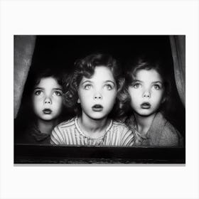 Three Little Girls 1 Canvas Print