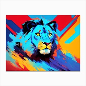 Lion 10 Canvas Print