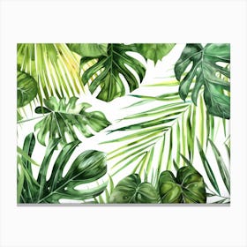 Tropical Leaves 136 Canvas Print