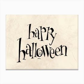 happy halloween Canvas Print