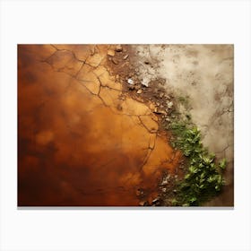 Cracks In The Wall Canvas Print