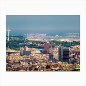 Barcelona Cityscape 20190913 83pub Canvas Print