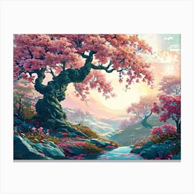 Cherry Blossom Tree 3 Canvas Print